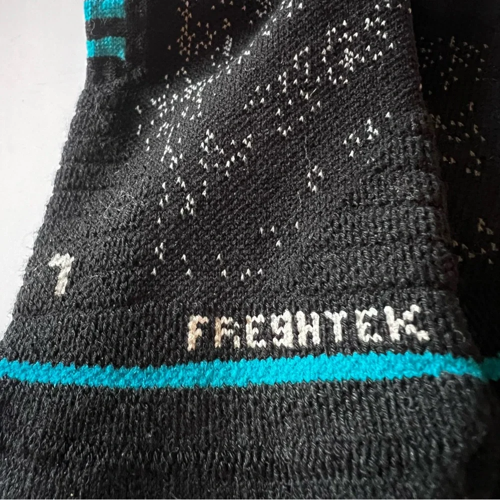 STANCE PERFORMANCE MID CUSHION FRESHTEK ATHLETIC SOCKS BLACK UNISEX MEDIUM NWT